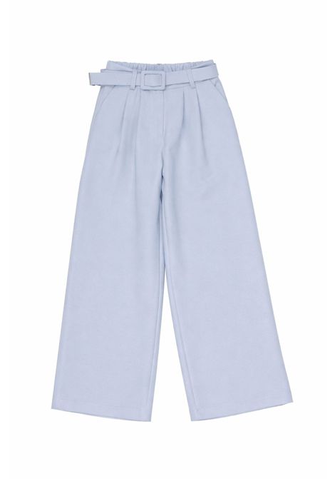 Pantaloni con cintura Lù-Lù BY MISS GRANT | LL4334AZZURRO